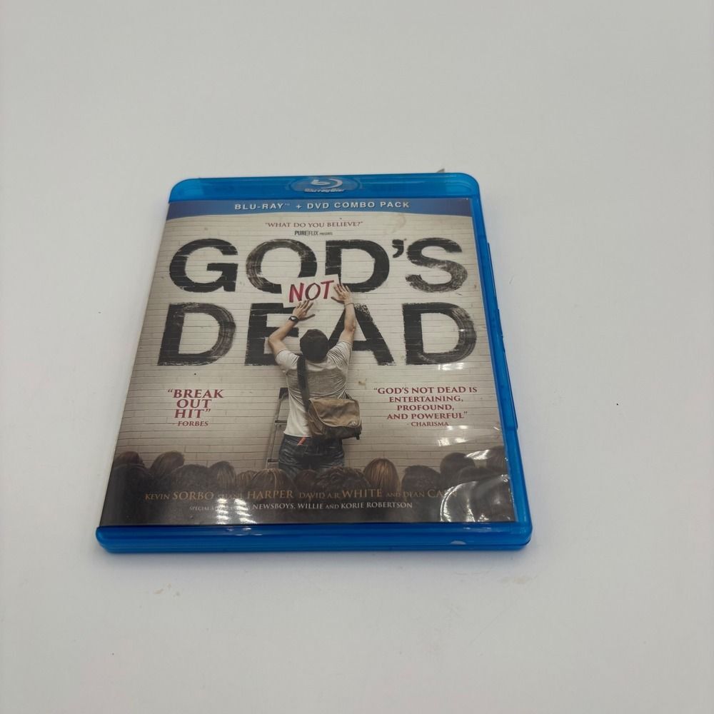 Pure Flix God's Not Dead Blu-ray DVD Multi-Color Excellent Christian Drama Movie